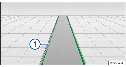 Fig. 2 En la pantalla del cuadro de instrumentos: